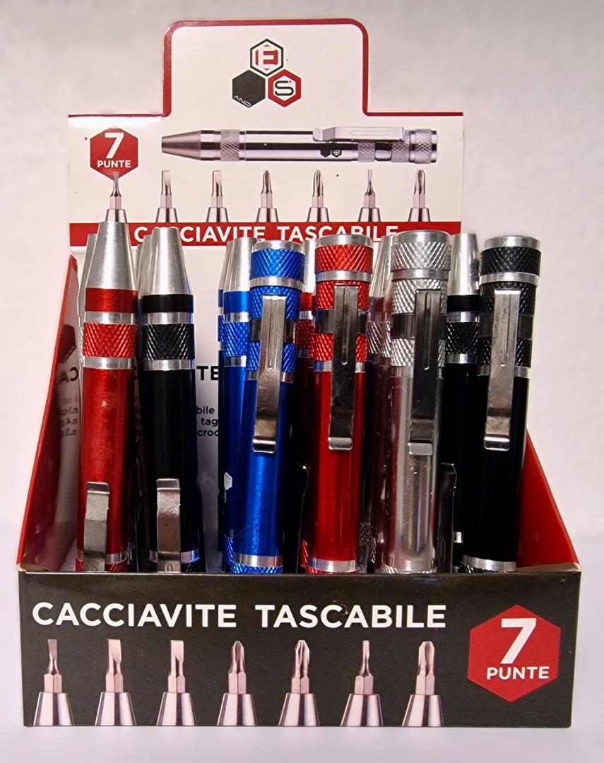 CACCIAVITE TASCABILE 7 INSERTI